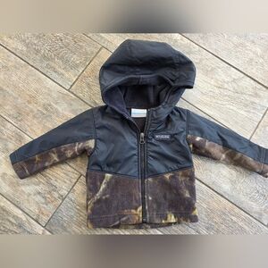 Columbia Kids Baby Full Zip Fleece Camo Outdoor Hunting Jacket Coat 6 12 Months